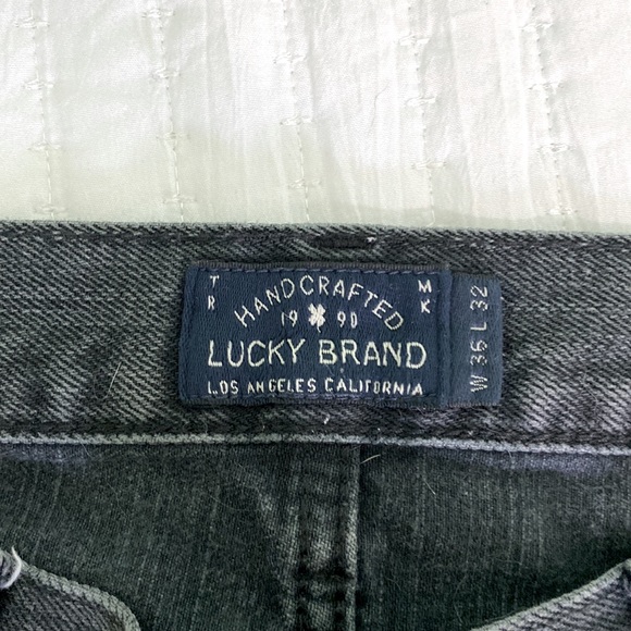 Charcoal Lucky Brand Men’s Jeans 221 Orignal Straight W 36 L 32 - Picture 6 of 7